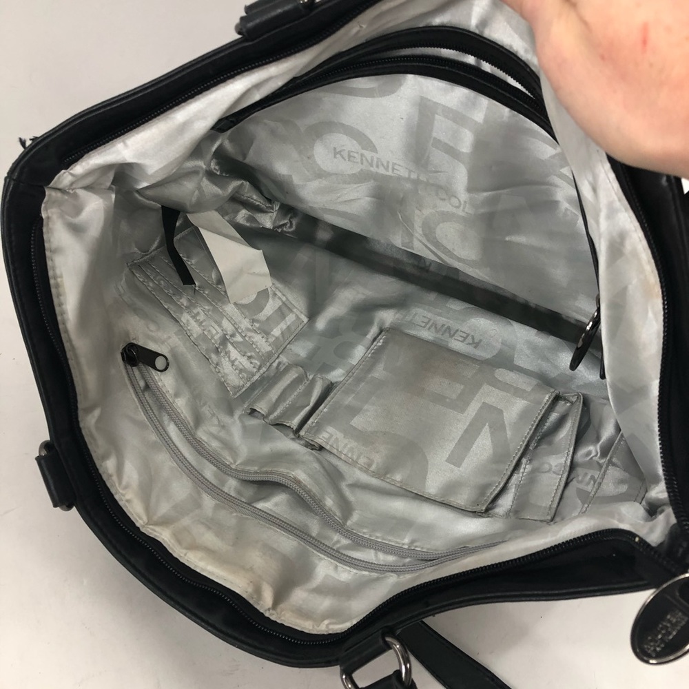 Kenneth Cole Reaction Black Large Career Tote - Picture 2 of 8